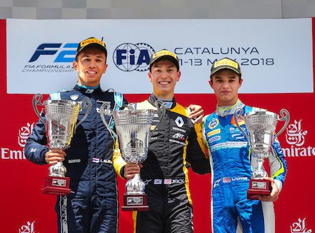 Another pole position and podium for DAMS in Barcelona