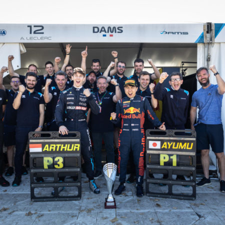 DAMS en tête des championnats F2 après la victoire d’Iwasa et le podium de Leclerc à Melbourne