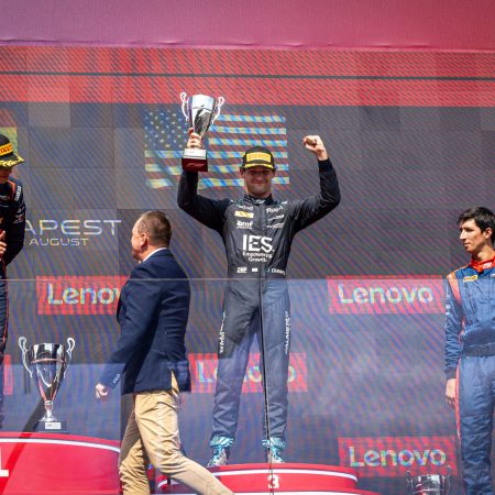 DAMS Lucas Oil scores F2 podiums in both races with Jak Crawford in Hungary