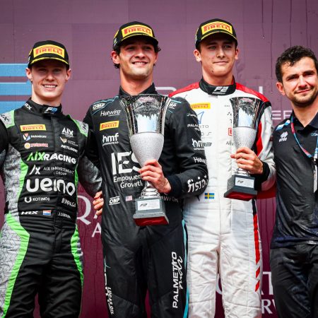 Pole and Feature Race victory for DAMS Lucas Oil in superb Baku weekend